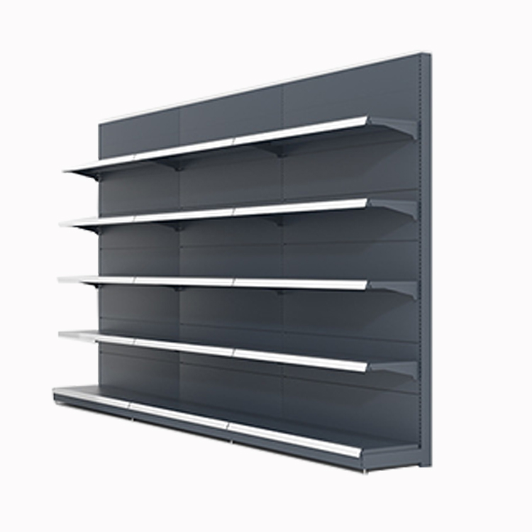 China Supermarket Gondola Shelving for Sale Advertising Display Supermarket Shelf Rack