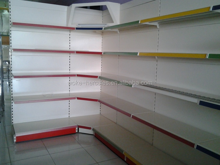 Best Seller Single Sided Supermarket Pharmacy Display Shelves Made in China