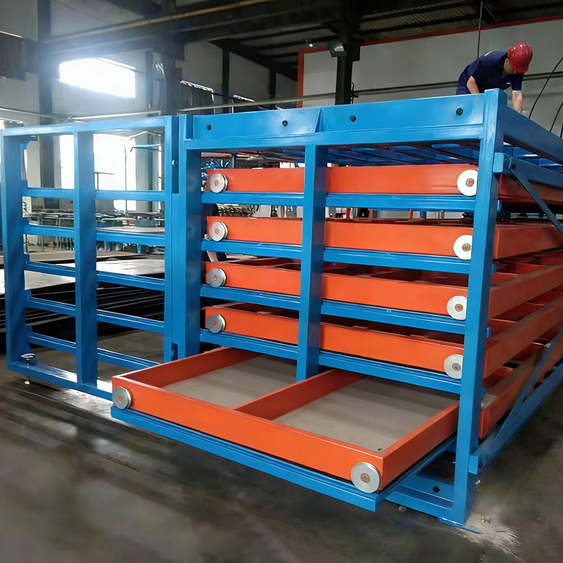 Stacking Racks Shelves Heavy Duty Steel Sheet Metal Drawer Type Storage System With Pallet Racking Warehouse Shelving Unit