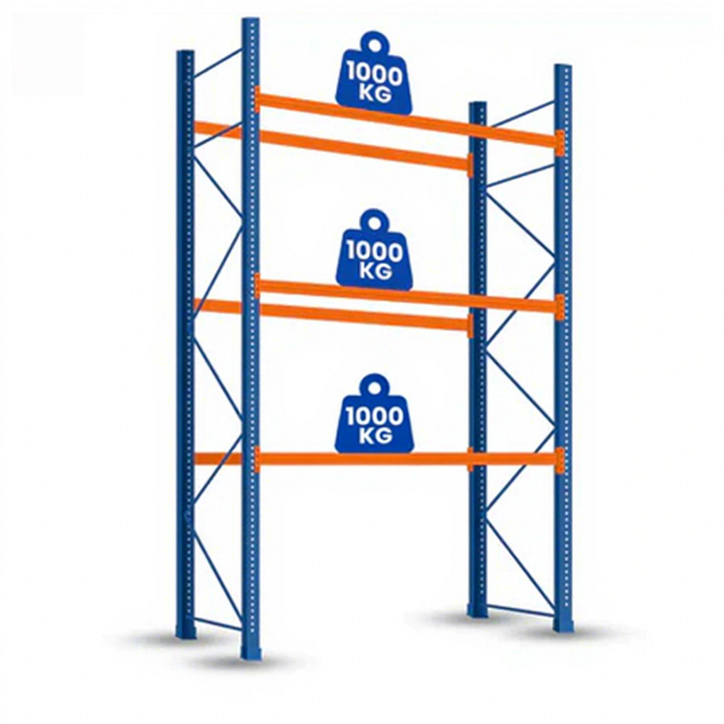 High Load Capacity Adjustable Pallet Racking Warehouse Storage Steel Rack Heavy Duty Shelving System