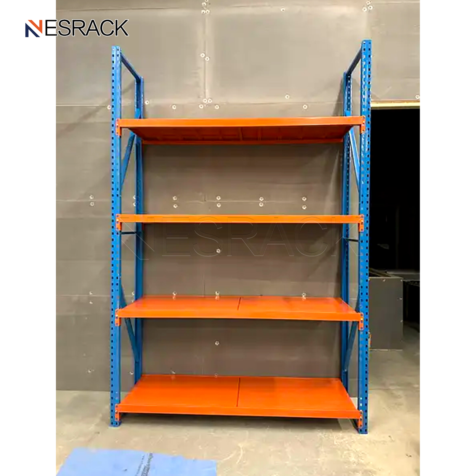 Easy In Stall Storage Equipment Warehouse Industrial Powder Coating Cargo Steel Iron Tool Supermarket Stacking Storage Racks