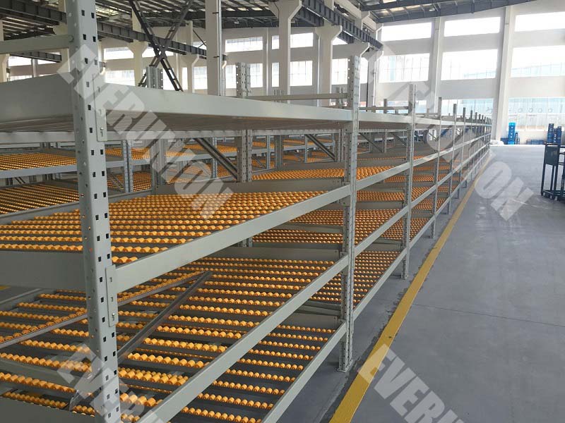 5-Layer Gravity Flow Roller Racking System Carton Flow Racks