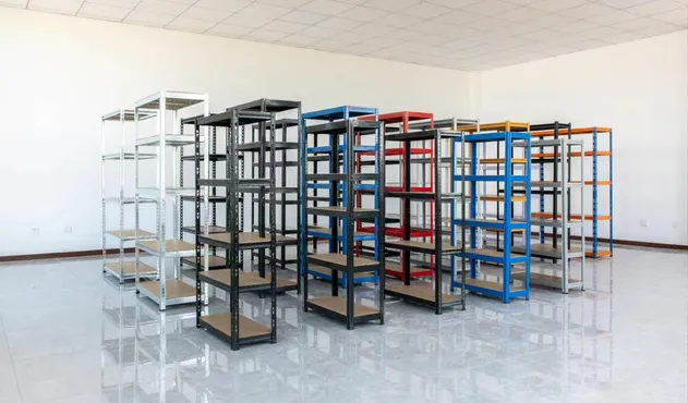 Heavy Duty Boltless Metal Shelving Unit Rivet Rack Easy Assemble Adjustable Storage Shelving with Z Beam, 800lbs