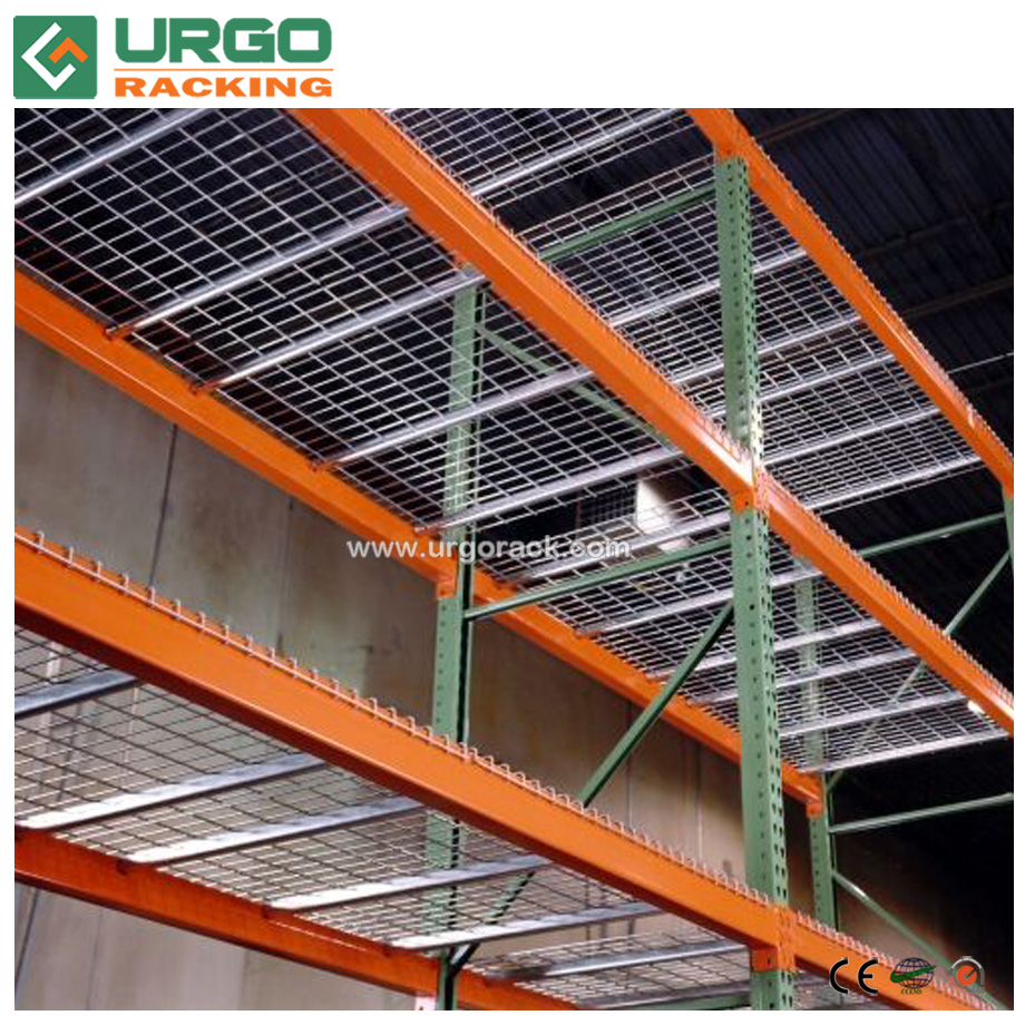 High Quality Warehouse Storage USA Teardrop Pallet Rack With Wire Mesh Deck