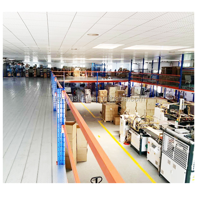 Heavy racking mezzanine floor system