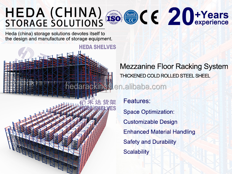 Multi-level Rack Steel Mezzanine Floor