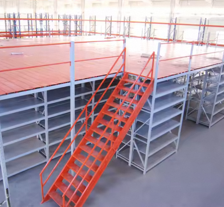 Heavy-Duty Multi-Level Mezzanine Rack Platform Steel Structure Storage Rack Factory-Directed Sale OEM Metal Structure for