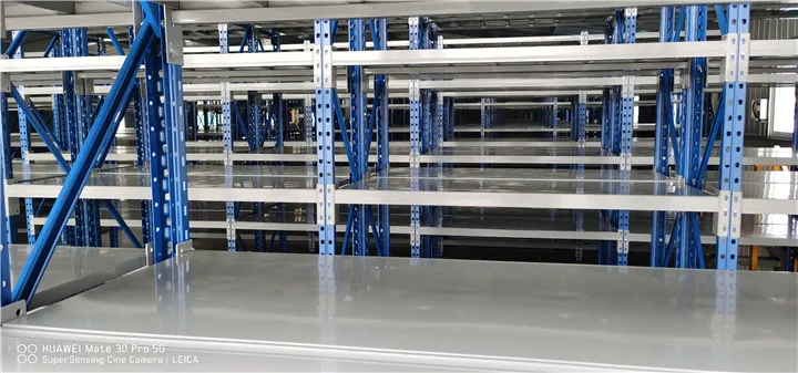 Factory Warehouse Metal Longspan Shelving Industrial Storage Medium Duty Racking Steel Shelf