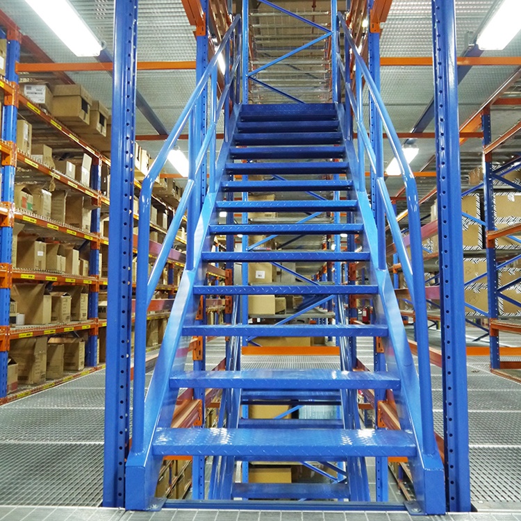 Customized Heavy Load Mezzanine Floor Rack Storage Shelf Racking System