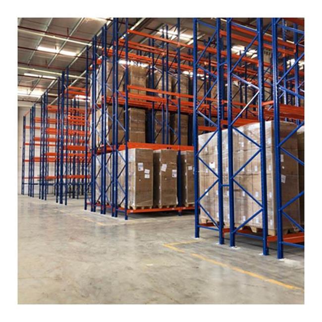 Heavy Duty Double Deep Selective Pallet Racking Systems 5 Layer Warehouse Storage Factory Supply