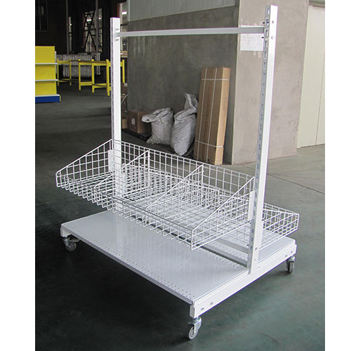 Integrated Hypermarket Shelving and Racking with Hole Back Panel Heavy Duty High Quality Powder Coating Surface