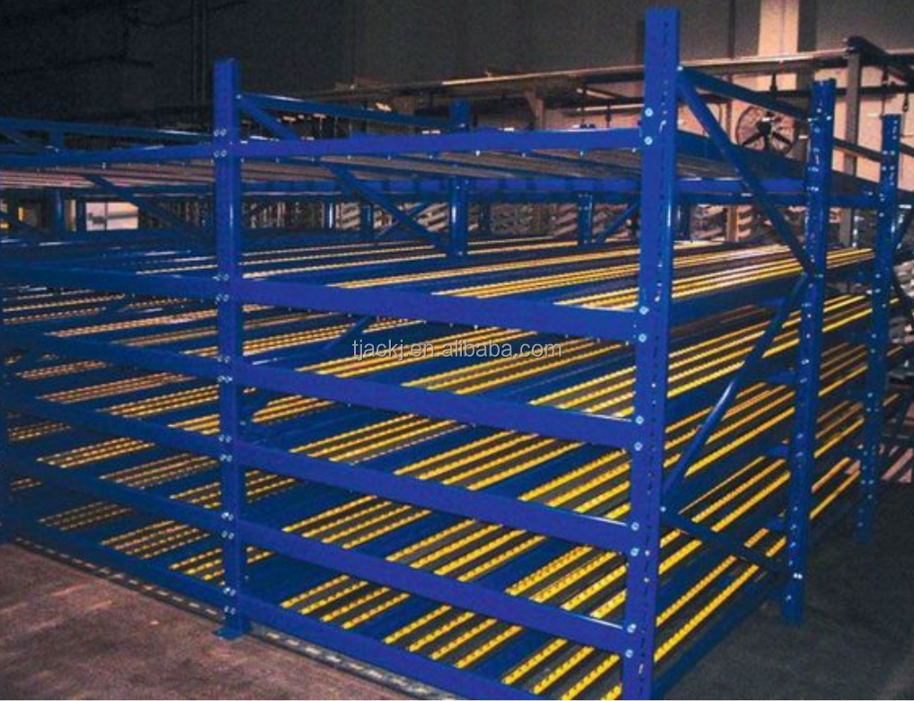 AOCHEN China Factory's Easy Assembly High-Strength Steel Warehouse Carton Flow Racking System Collapsible Powder Coated