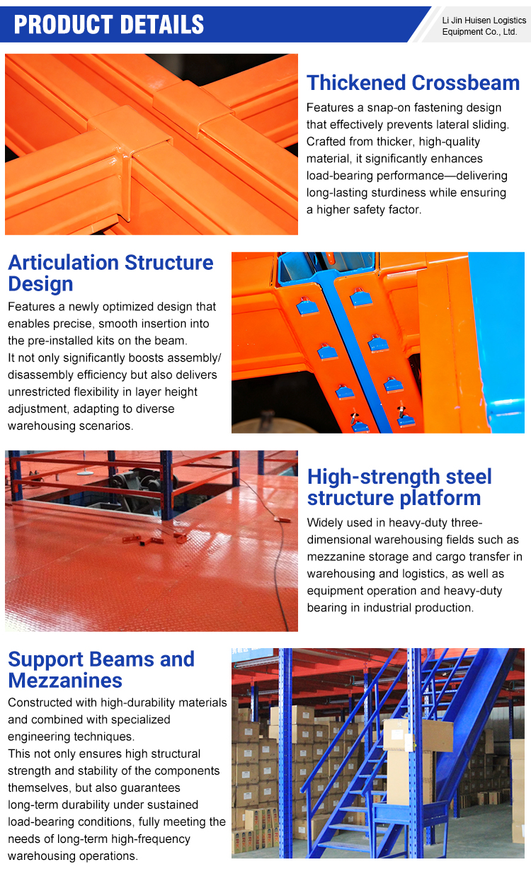 Steel Structure Mezzanine Racking Detail 2