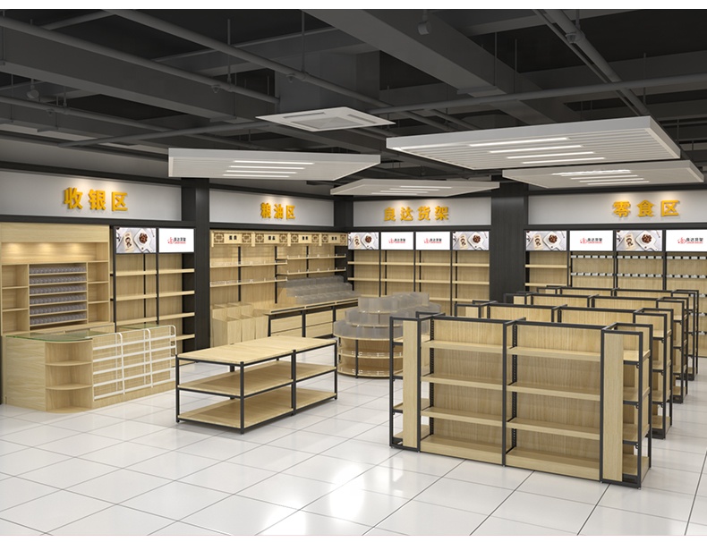 Wholesale Commercial Gondola Shelving Retail Store Shelving Liquor Store Shelving for Sale