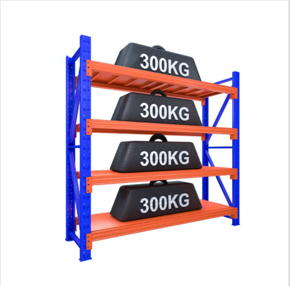 Warehouse Storage Heavy Duty Longspan Shelves with Laminate Panels