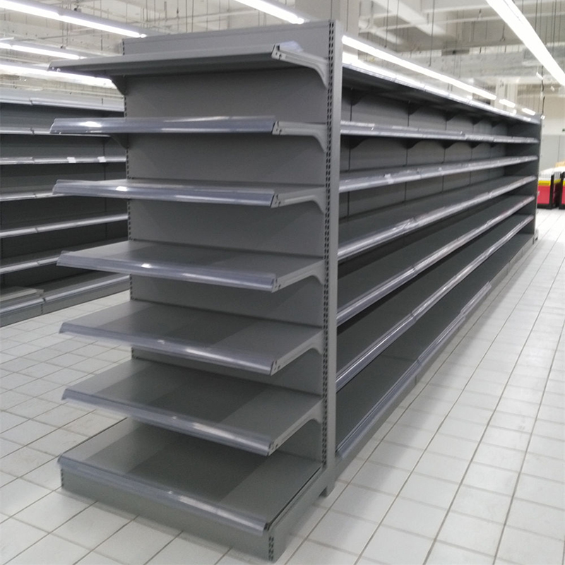 New Design Hypermarket Shelving System with Great Price Perfect Used Double Side Gondola Steel Supermarket Shelves