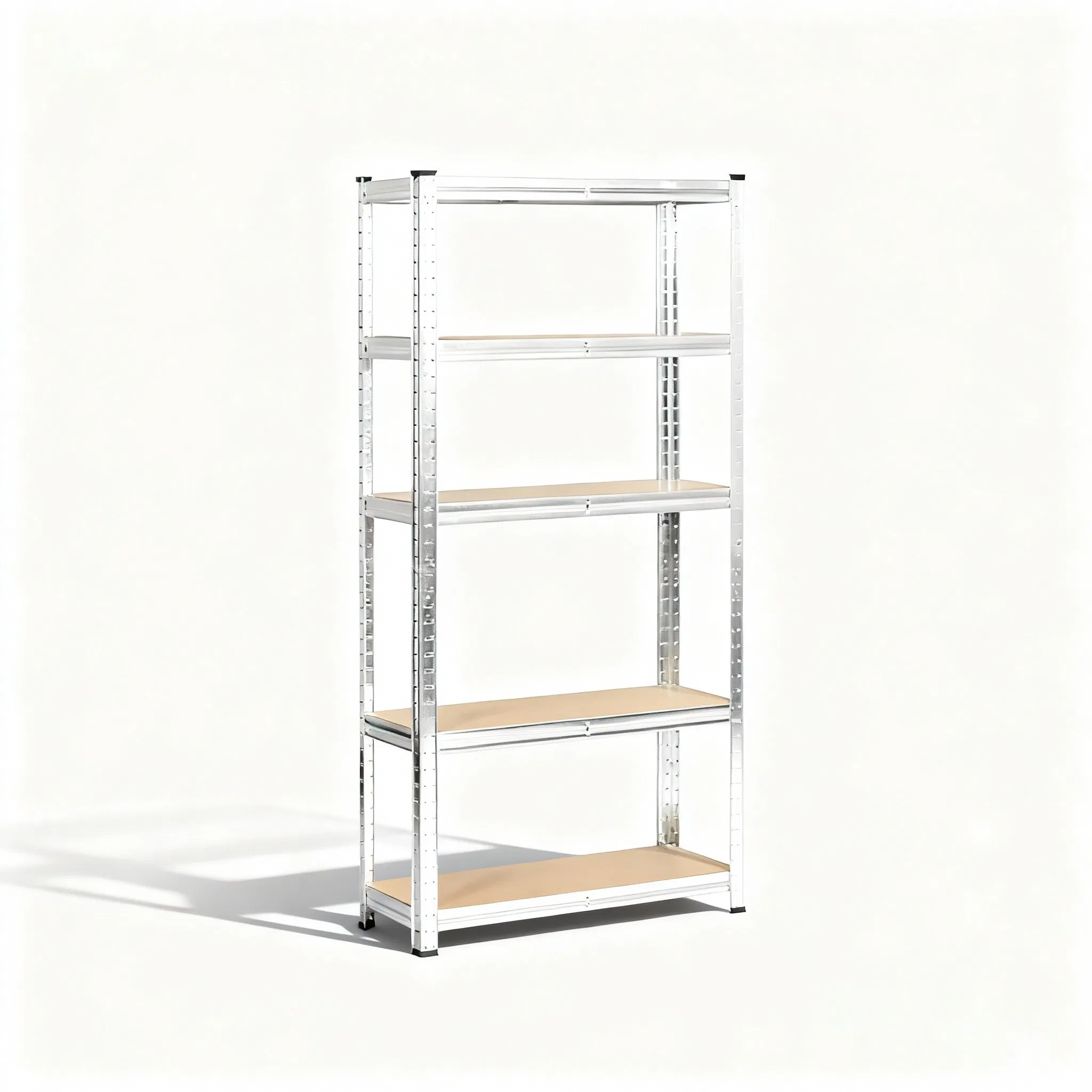 Electronic Commercial 5 Layer Steel Storage Shelving Racks Heavy Duty Warehouse Shelves Boltless Rivet Rack Easy Assembly Garage