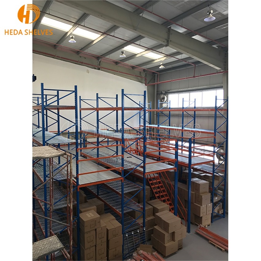Mezzanine Floor System Multi-level Rack Steel Mezzanine Floor Racking System Platform Industrial Mezzanine Platform