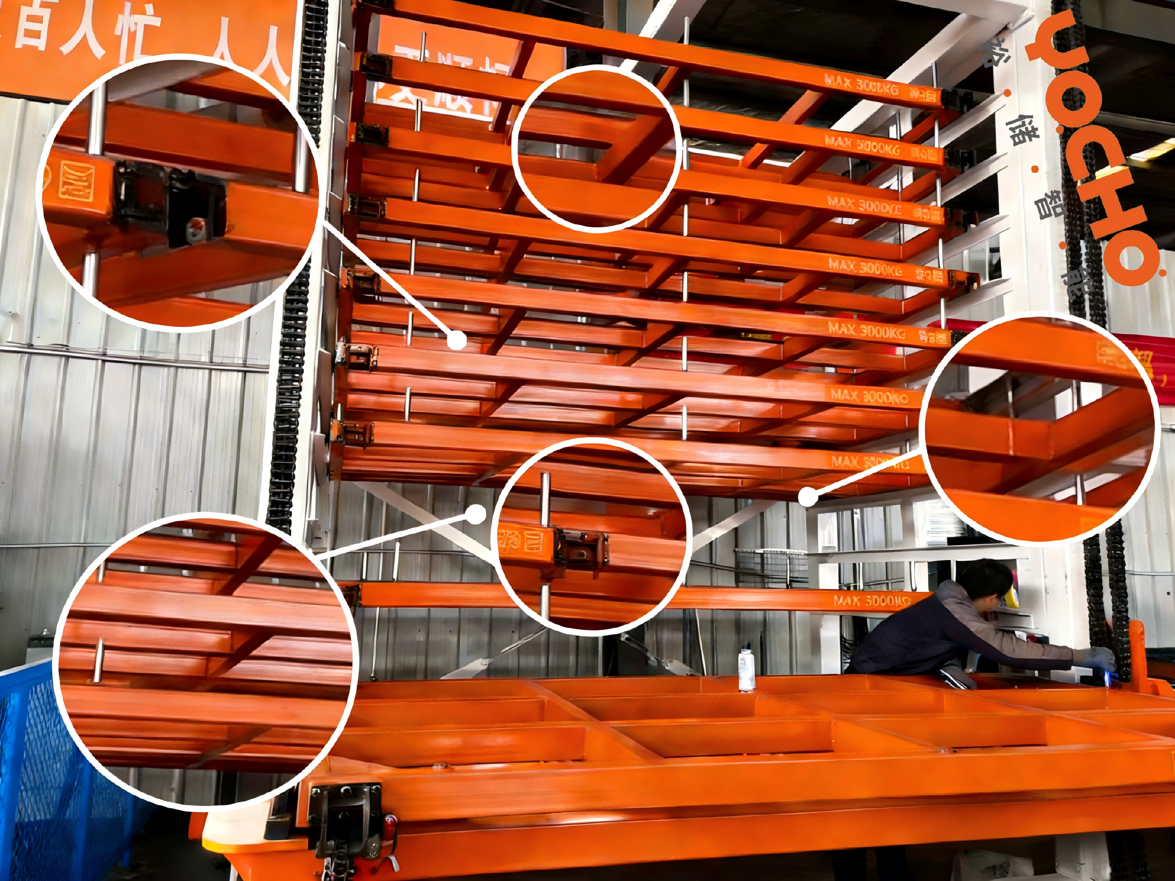 Intelligent Automatic Storage System With Drive-In Pallet Rack For Heavy Duty Steel Material Racking In Factory Use