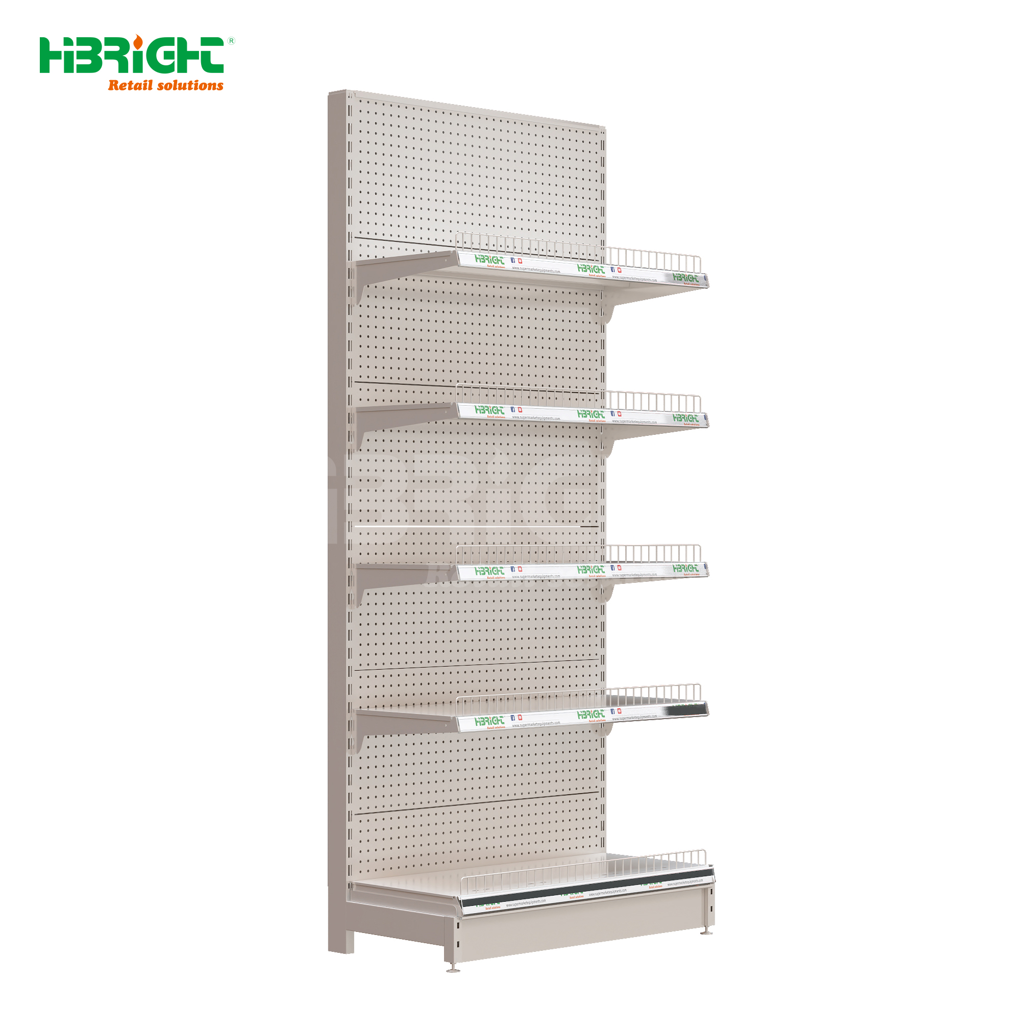 Highbright Customized Convenience Store Shelves Durable Simple Design Store Racks Supermarket Racks