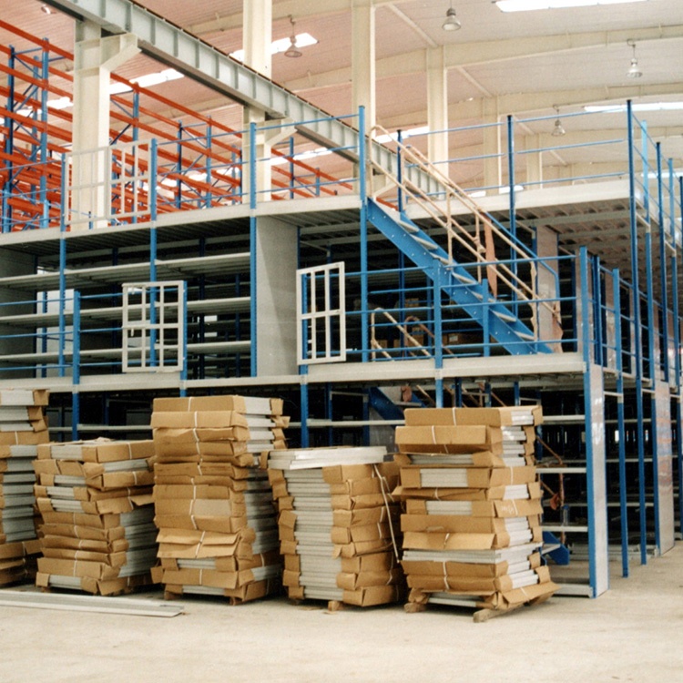 Customized Heavy Load Mezzanine Floor Rack Storage Shelf Racking System