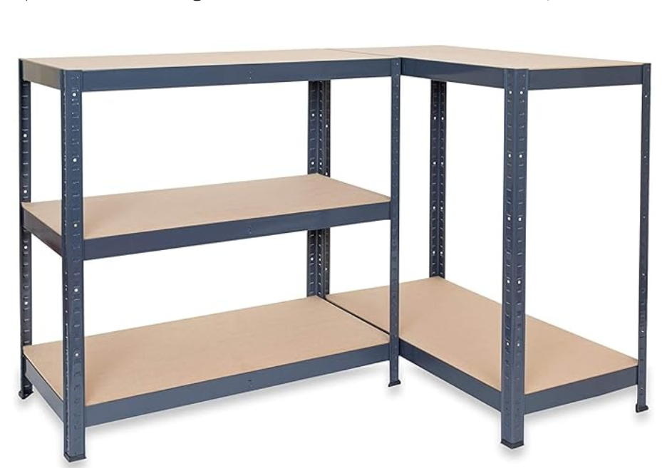 Industrial Boltless Metal Adjustable Rivet Shelf, Industrial Storage Racks, Tool Rack, Home Shelves, Supermarket Shelves, Iron Stacking Racks