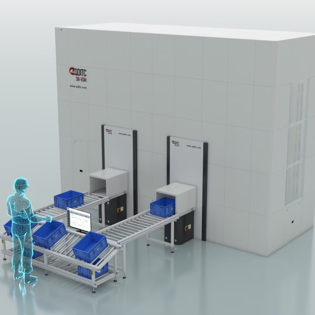 High Density Automated Vertical Sorting System Intelligent Warehouse Cargo&amp; Storage Equipment 50kg Load Smart Rack For Logistics
