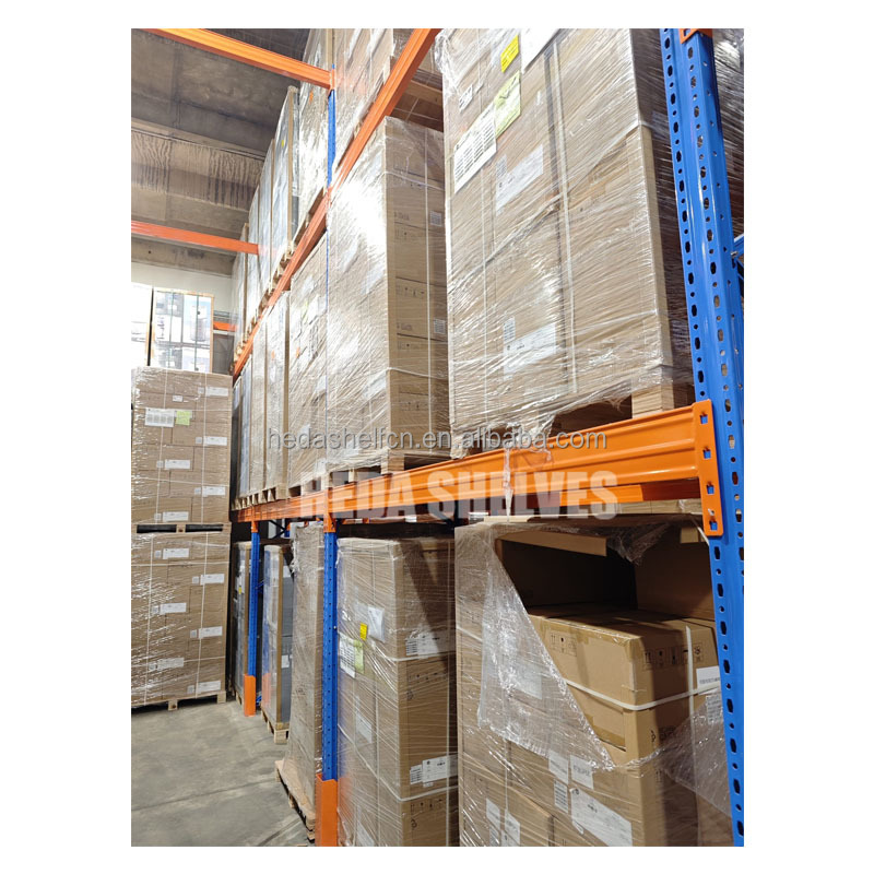 Economical Industrial Shelving Double Deep Pallet Racks Steel Storage Racking