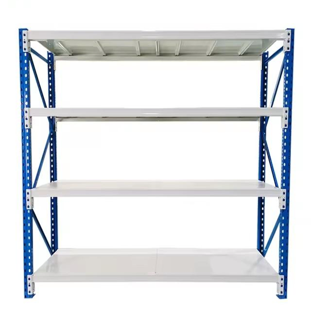 CE ISO Certificated Stackable Medium Duty Longspan Shelving for Warehouse Storage