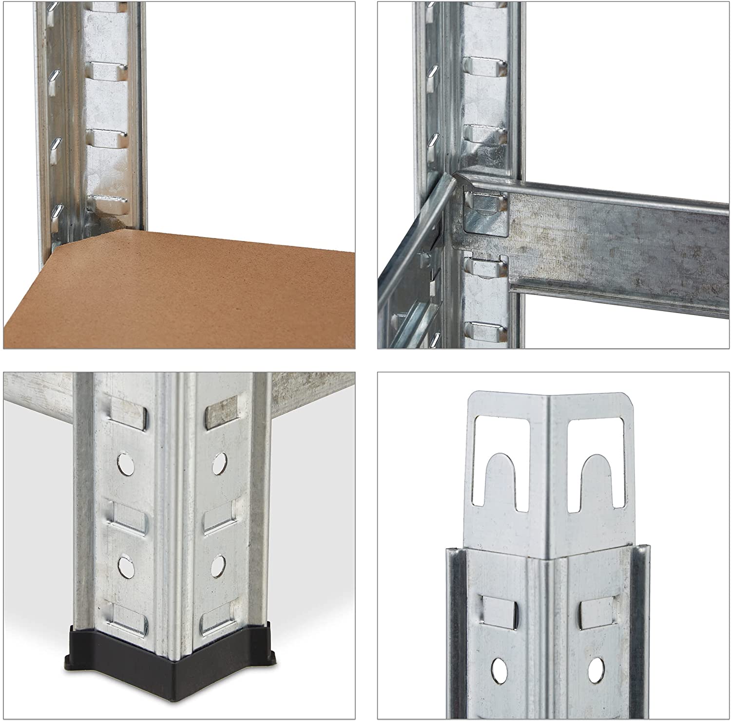 5 Tier Warehouse Racks Heavy Duty Storage Shelf Metal Racks Shelves For Warehouse