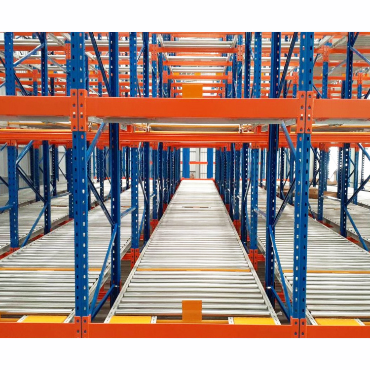 High Quality Steel Carton Flow Rack System Industrial Heavy Duty Gravity Roller Racking 500kg-5000kg Capacity for Warehouse