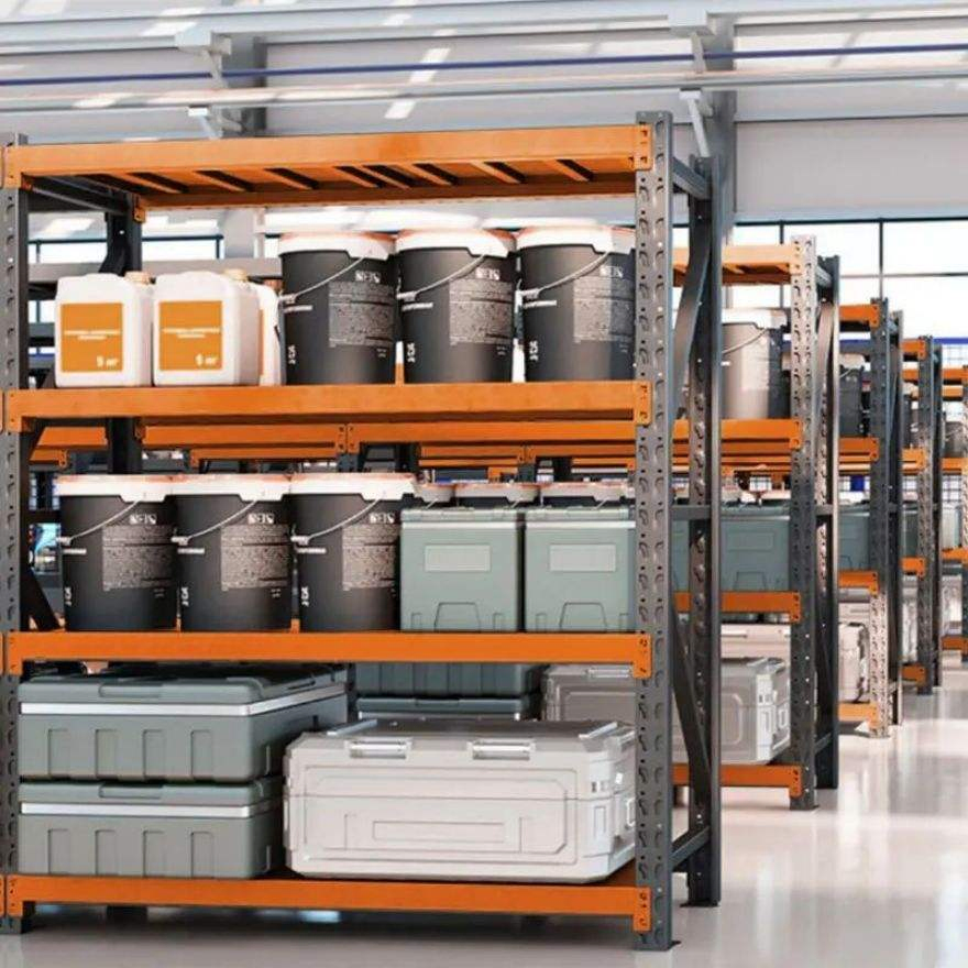 Boltless Rivet Lock 150kg Per Tier 5 Shelf Garage Workshop Medium Duty Shelving
