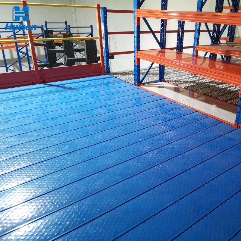 Multi-Level Estanteria Industrial Heavy Duty Warehouse Rack Floor Mezzanine Rack &amp; Steel Platform