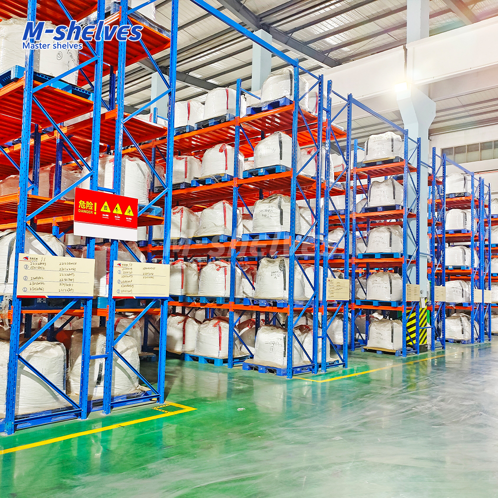 Durable Steel Load-bearing Stackable Multi-Level Racking Shelves Corrosion Protection For Retail Stockroom Inventory Arrangement