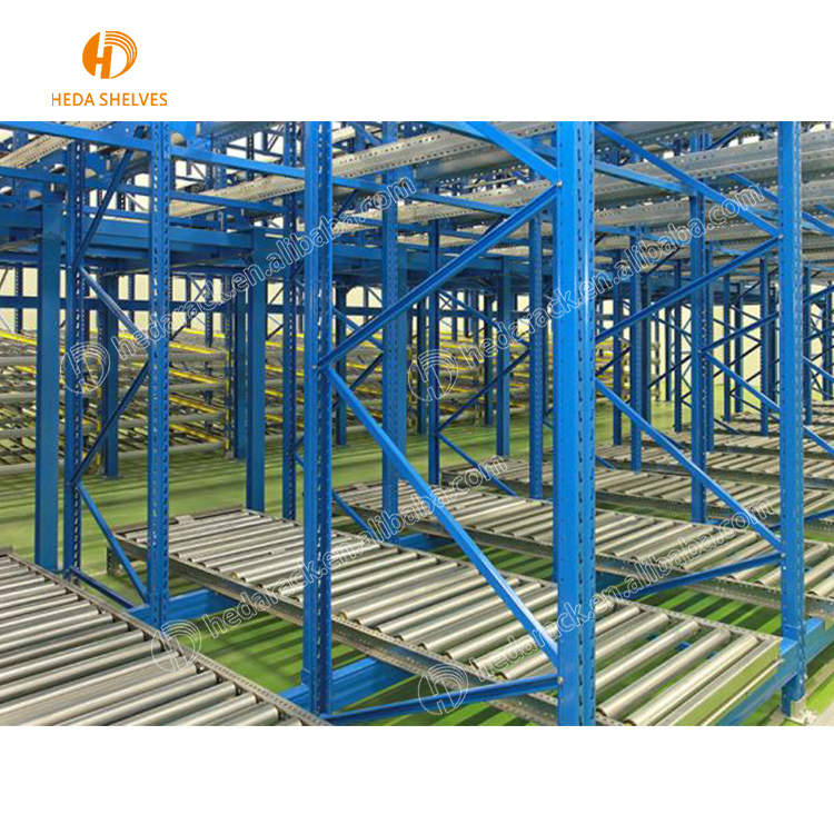 FIFO China Storage Shelving Gravity Carton Flow Rack Flow Through Racks Roller Storage RACK