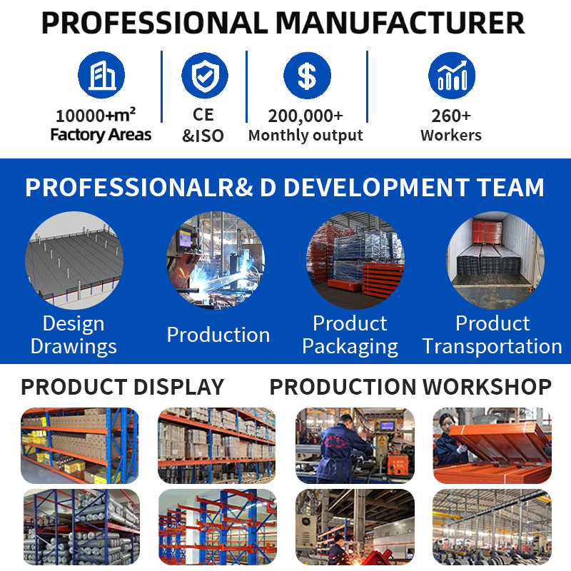 Adjustable Heavy Duty Load-Bearing 500kg/Layer Steel Racks Warehouse Industrial Stack Storage Racking Shelving System