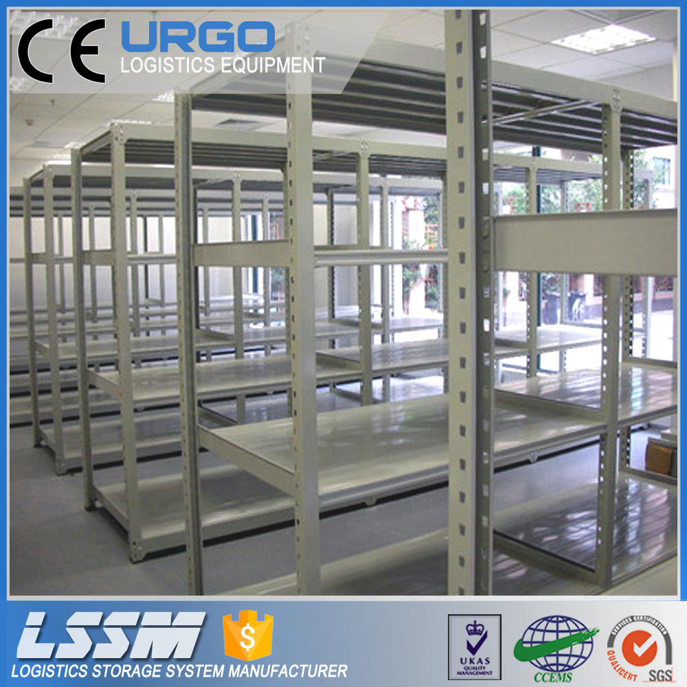 Warehouse Medium Duty Steel Shelving and Longspan Racking 6-Layer Powder Coated for Outdoors
