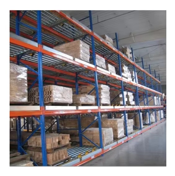 Heavy Duty Flow Roller Pallet Flow Rack Racks Industrial Storage Racking Gravity Flow Rack For Warehouse Equipment