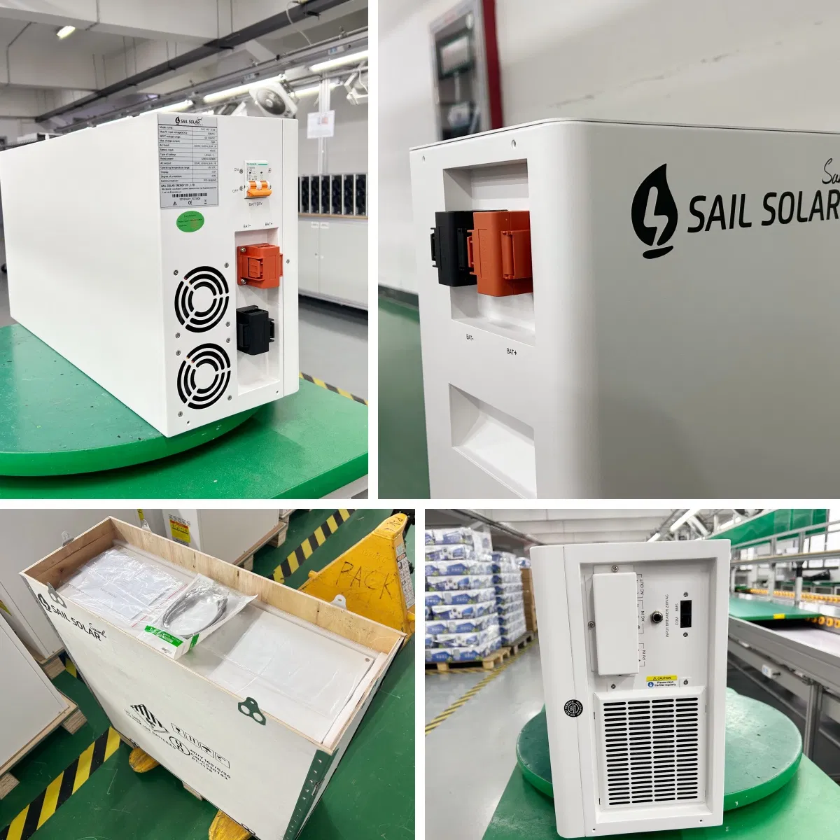 Inversor Solar Residencial All-in-One Sail Solar 6kw Monofásico 220V/230V 50/60Hz Solução de Bateria Solar