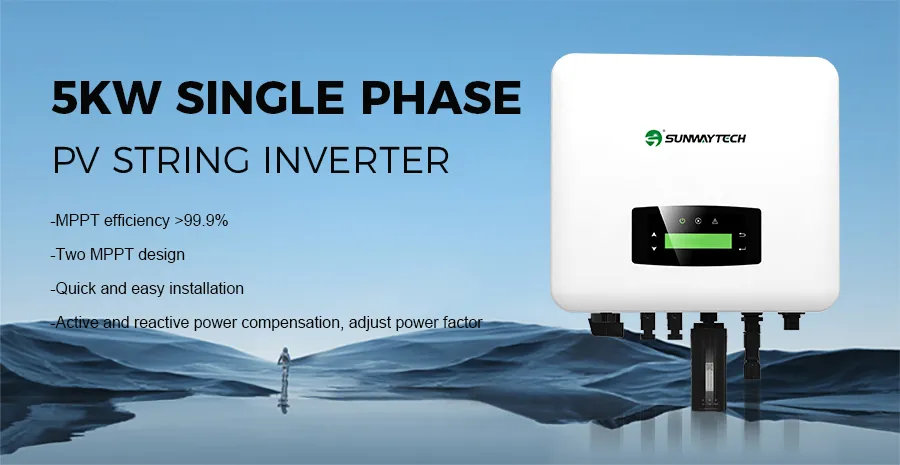 Inversor Solar Conectado à Rede Monofásico 2 MPPT RS485 IP65 Inversor String WiFi 5kw 10kw 20kw