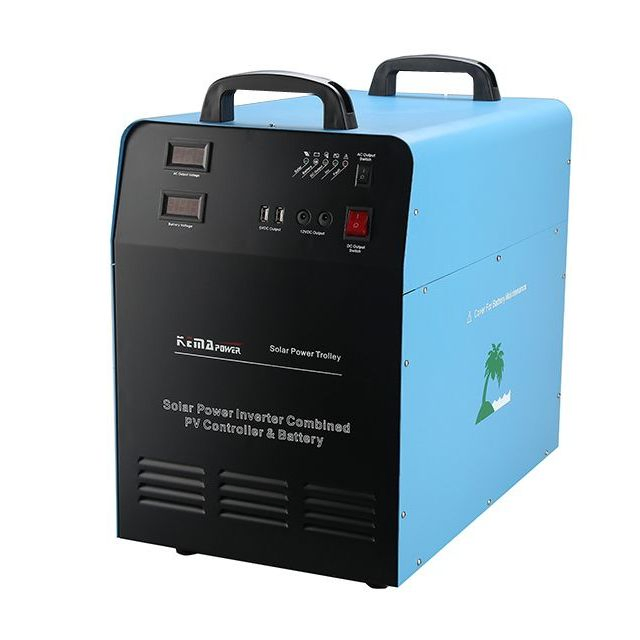 1kwh Gerador Solar Tudo em Um Estação de Energia Solar Sistema de Energia Solar para Casa fora da Rede 1000 Kw Energia Solar Gratuita Armazenamento de Bateria Inversor