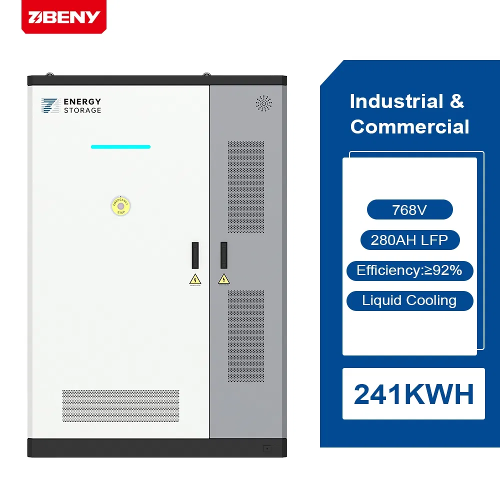 Beny 241kwh 100kw Contêiner de Bateria Sistema de Armazenamento de Energia Industrial e Comercial