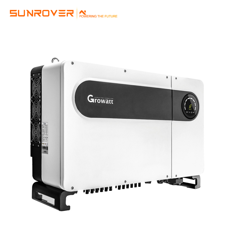 Growatt de alta qualidade Mac 50ktl3-X mV trifásico 480V ligado Inversor solar de grade para casa e comercial