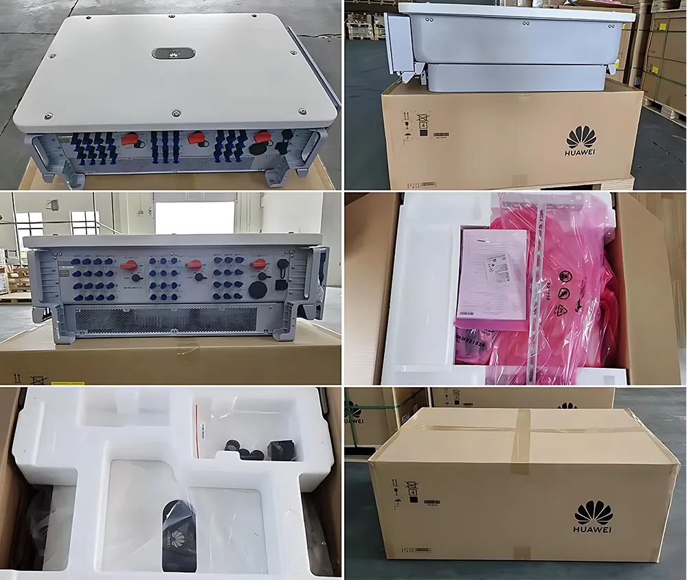 Armazenamento e entrega do inversor