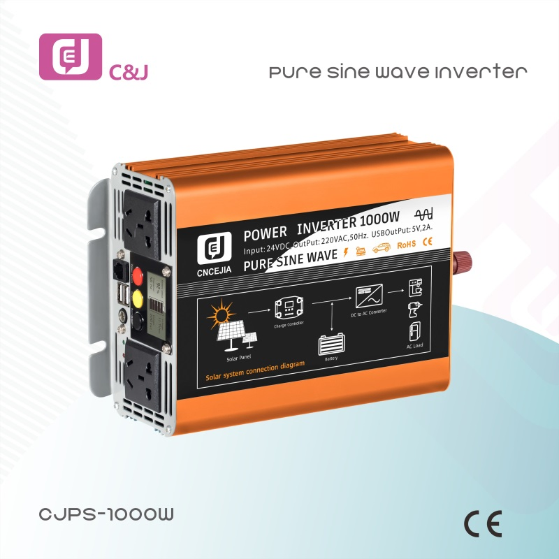 Bom Preço Cjps-1000W 2000W Inversor de Potência de Onda Senoidal Pura para Sistema Solar