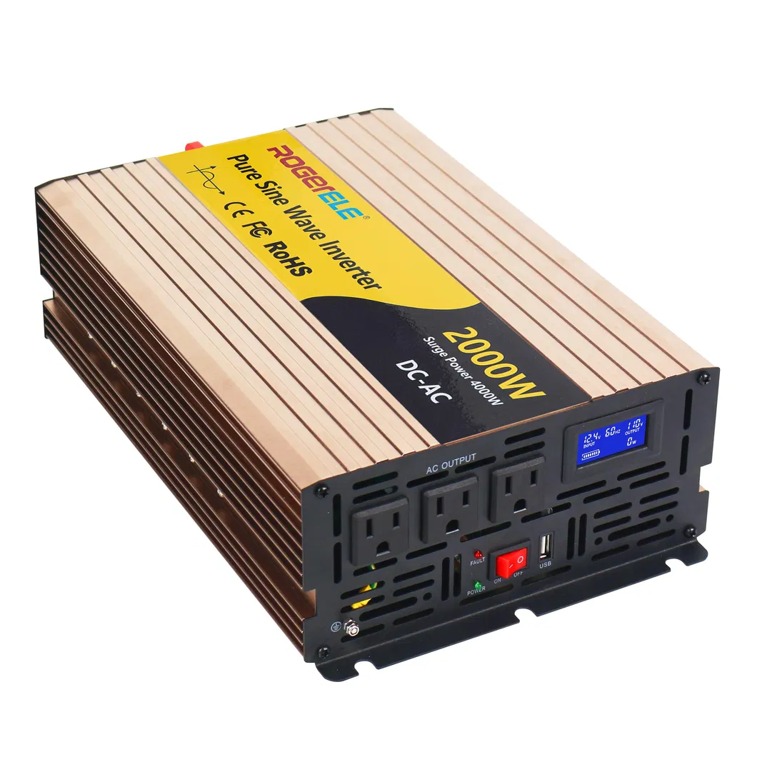 300W/500W/1500W/2000W/3000W/5000W/6000W Inversor de Potência de Onda Senoidal Pura