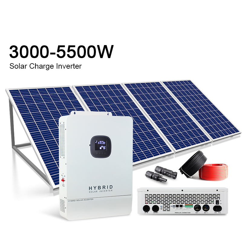 Inversor Solar Monofásico 8kw 10kw em Sistema de Inversor Conectado à Rede com Bateria de Armazenamento