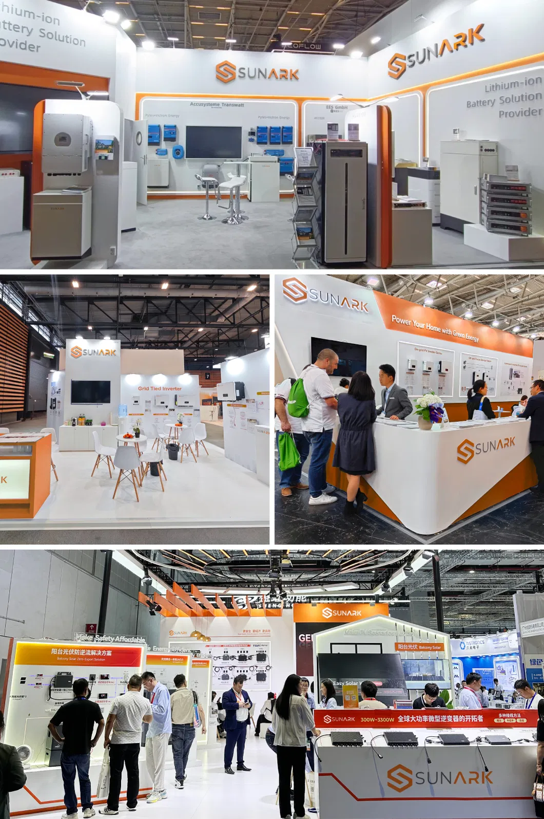 Exposição de Tecnologia Solar e Sistemas de Armazenamento
