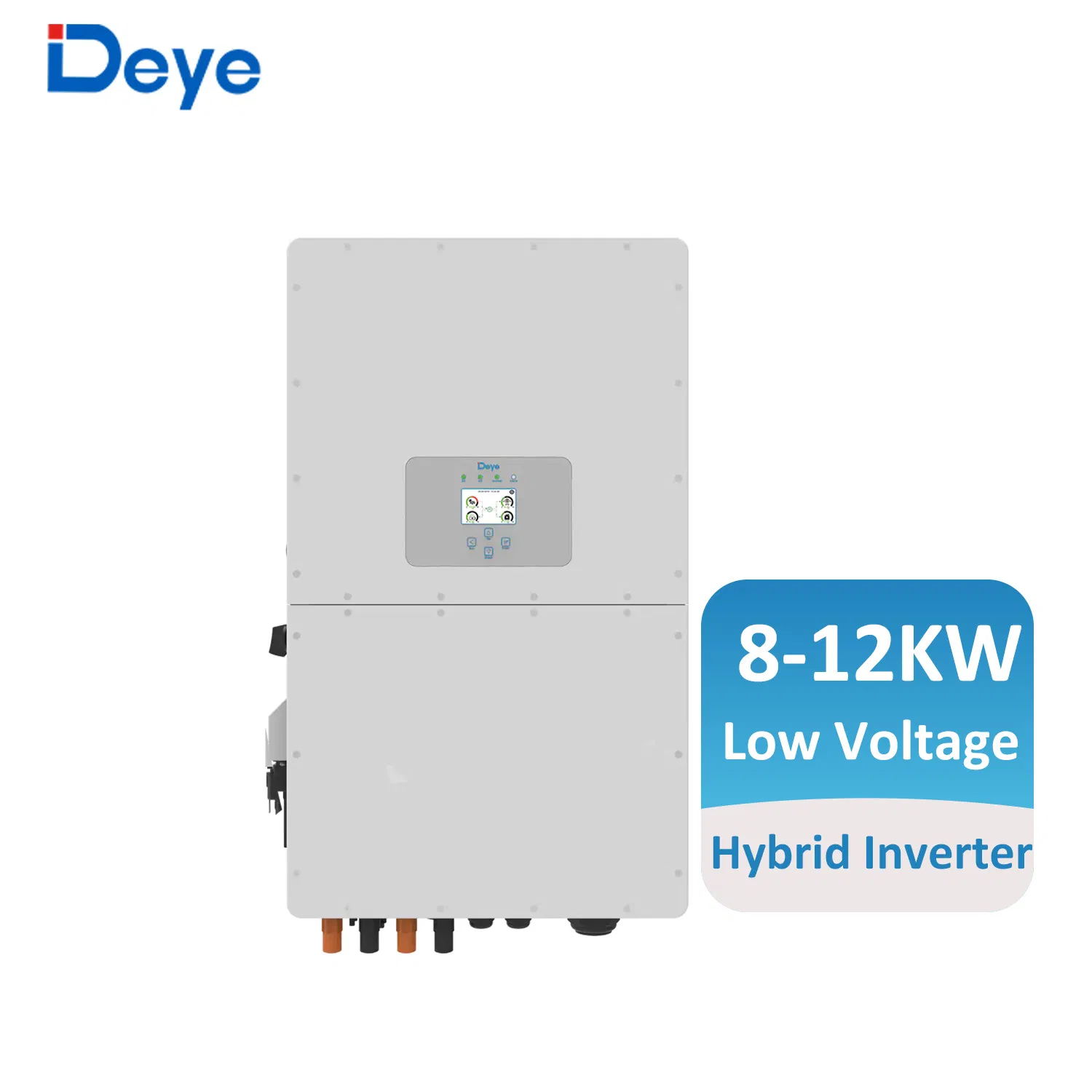 Inversor Híbrido Deye 8kw 10kw Baixa Tensão 3 Fase LV Inversor de Armazenamento Solar Deye para Sistema de Armazenamento de Energia Comercial