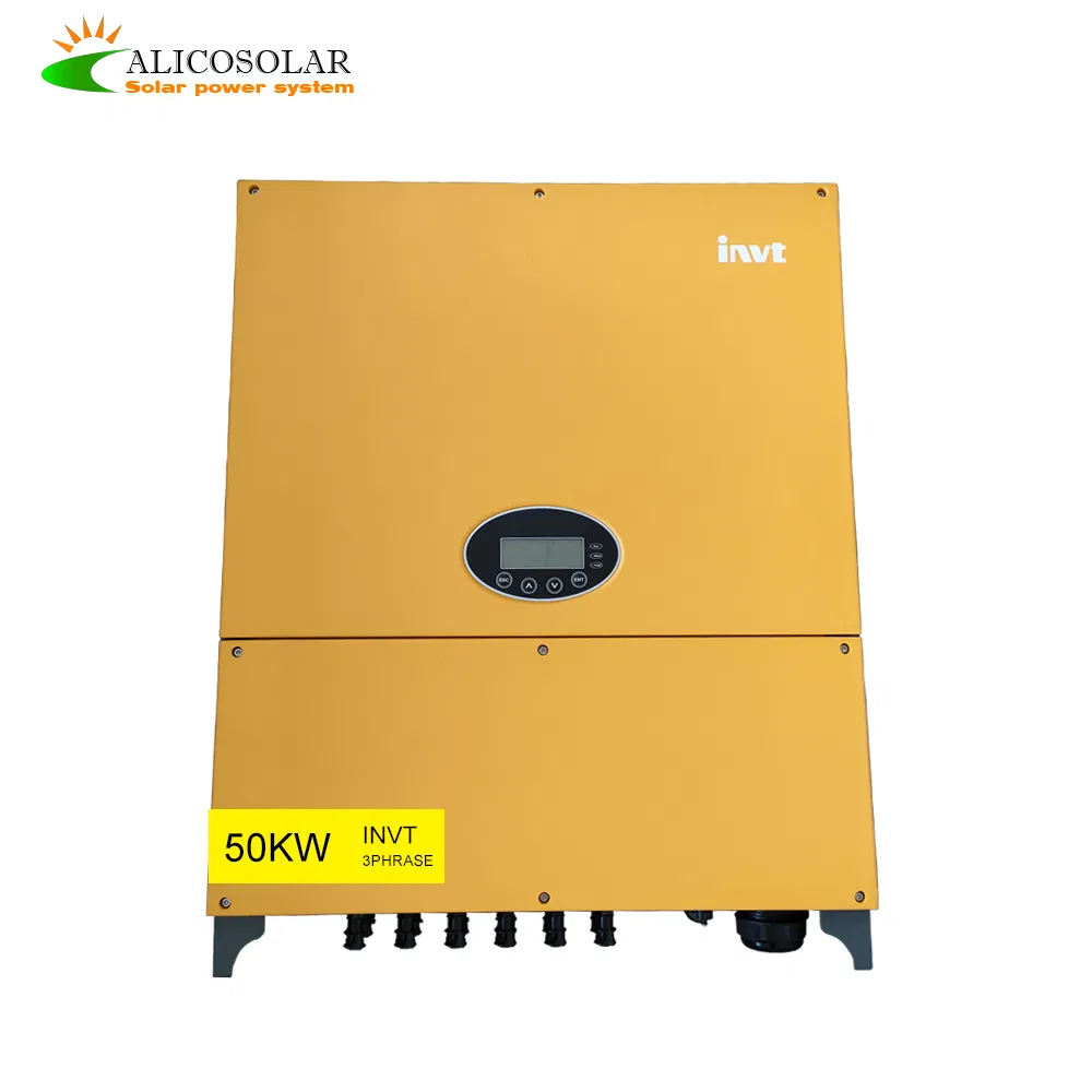 Projeto Solar 50000W/50kw Uso Comercial Monofásico Off Grid Invt Marca Inversor de Energia Solar